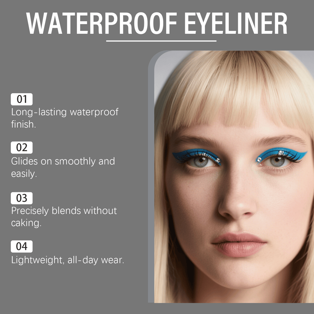 🌟 [24H Lock]1440-Minute Smudge-Proof Eyeliner| Precision Define, All-Day Stay, Transfer-Resistant Makeup Duo 🌟