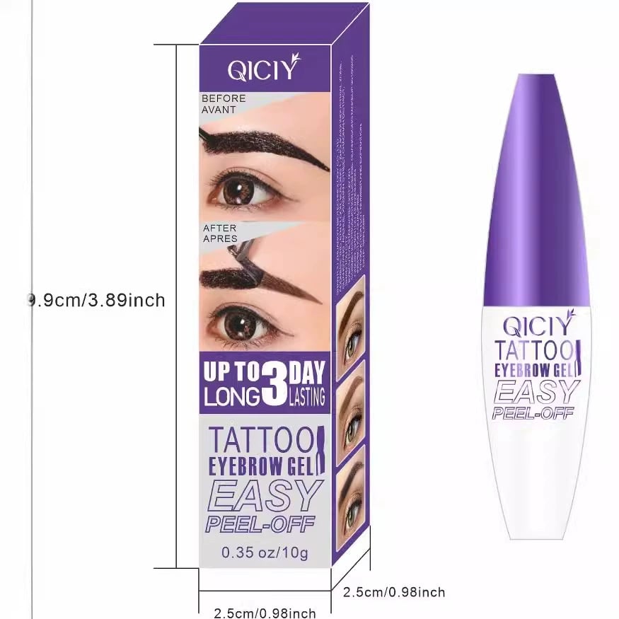 🌟 Achieve Bold, Defined Brows - 49% OFF - ✨Easy Peel-Off Eyebrow Gel- Waterproof & Sweatproof
