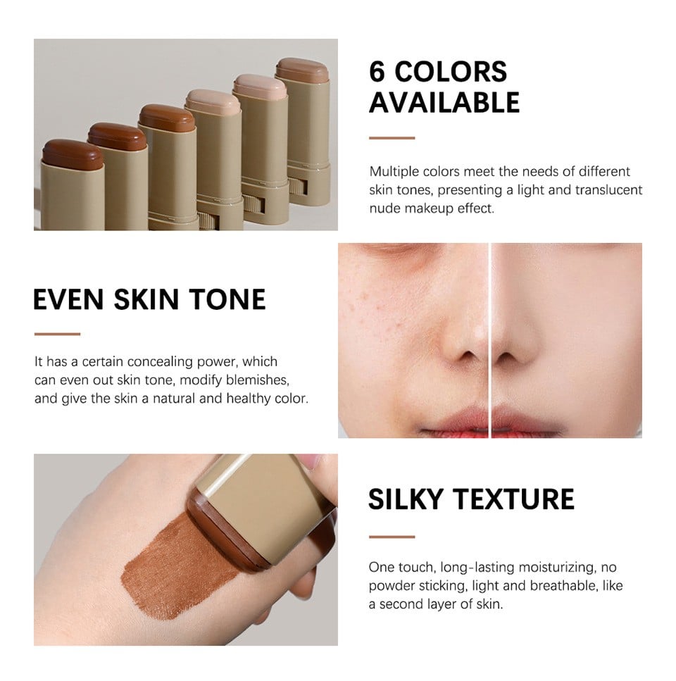 🎁2025 New Hot Sale 49% OFF -🔥Foundation Stick Beauty Balm Serum Boosted Skin Tint