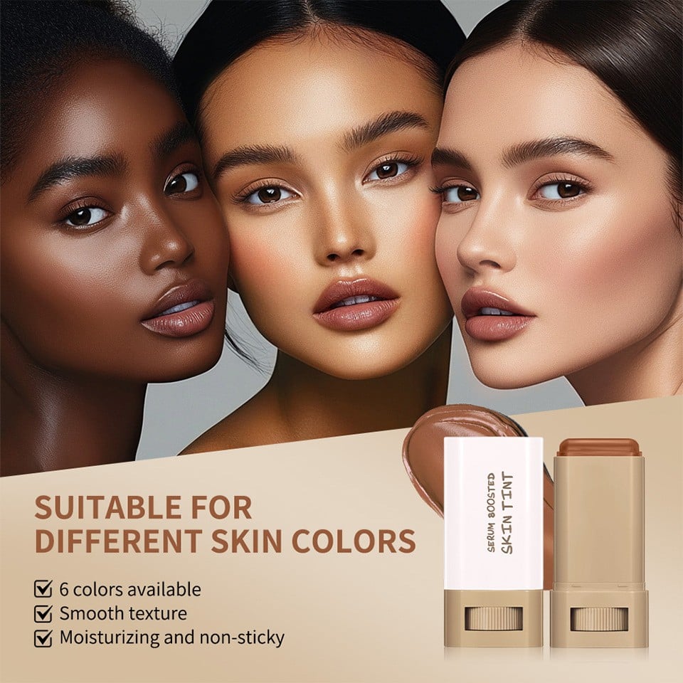 🎁2025 New Hot Sale 49% OFF -🔥Foundation Stick Beauty Balm Serum Boosted Skin Tint