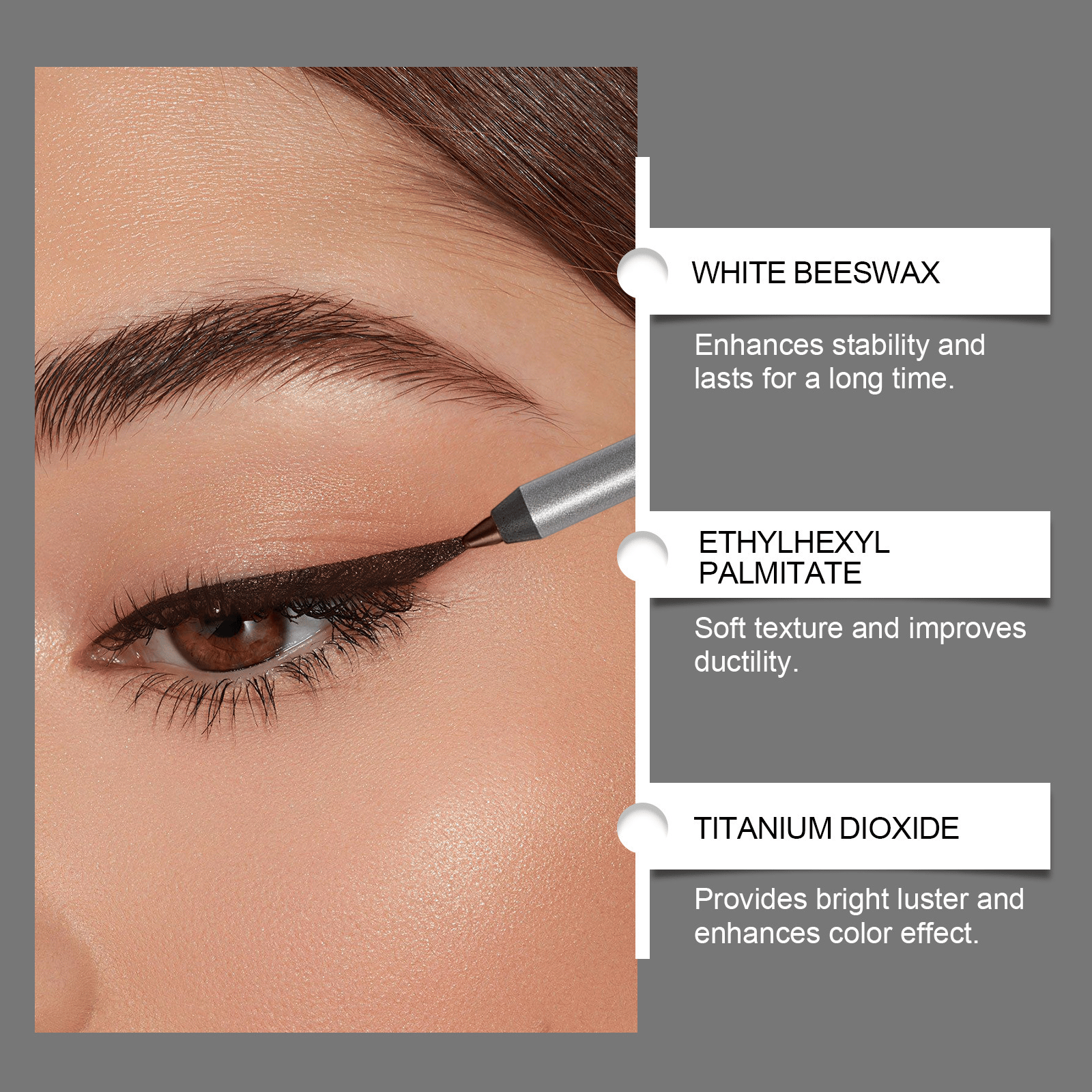 🌟 [24H Lock]1440-Minute Smudge-Proof Eyeliner| Precision Define, All-Day Stay, Transfer-Resistant Makeup Duo 🌟