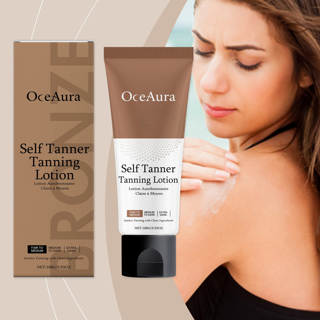🔥LAST DAY 49% OFF🔥 – Self Tanner Body Lotion – Golden, Hydrating & Vegan-Friendly