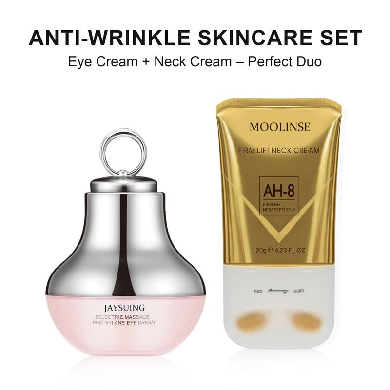 ✨ Transform Your Neck&Eye in 28 Days - 49% OFF - 🌟 Neck-Eye Care Tightening & Revitalizing Set -Eye Cream + Neck Cream- Perfect Duo