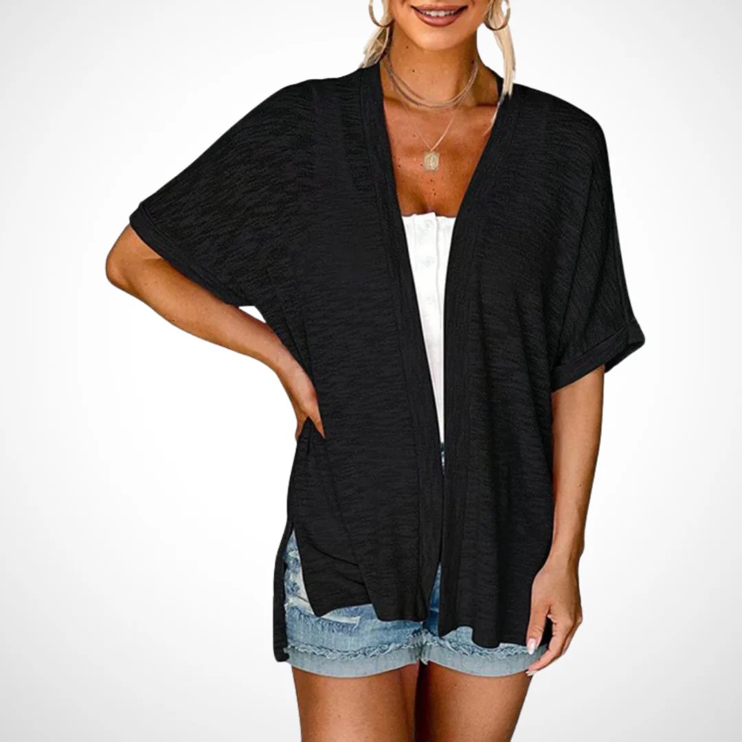🔥LAST DAY 49% OFF🔥 - Stylish Flowy Short Sleeve Cardigan