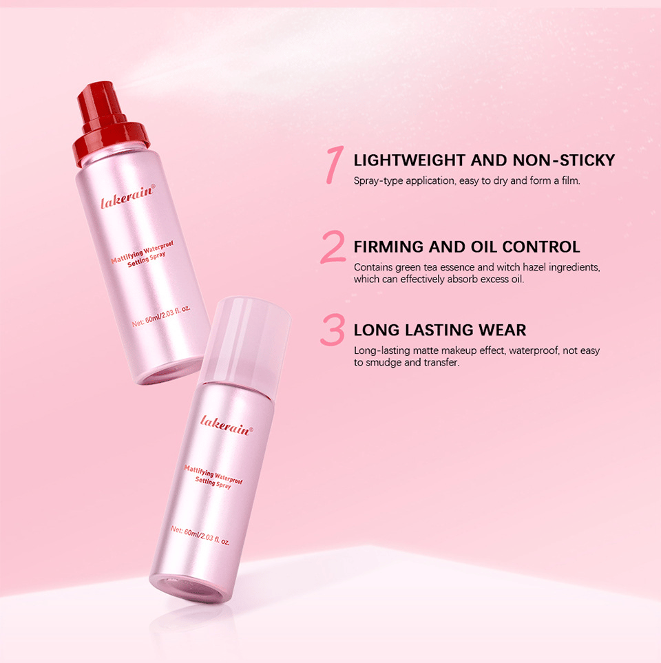 Powder Melt Glass Setting Spray - Hydrating Makeup Setting Spray for Radiant, Glass-Skin Finish