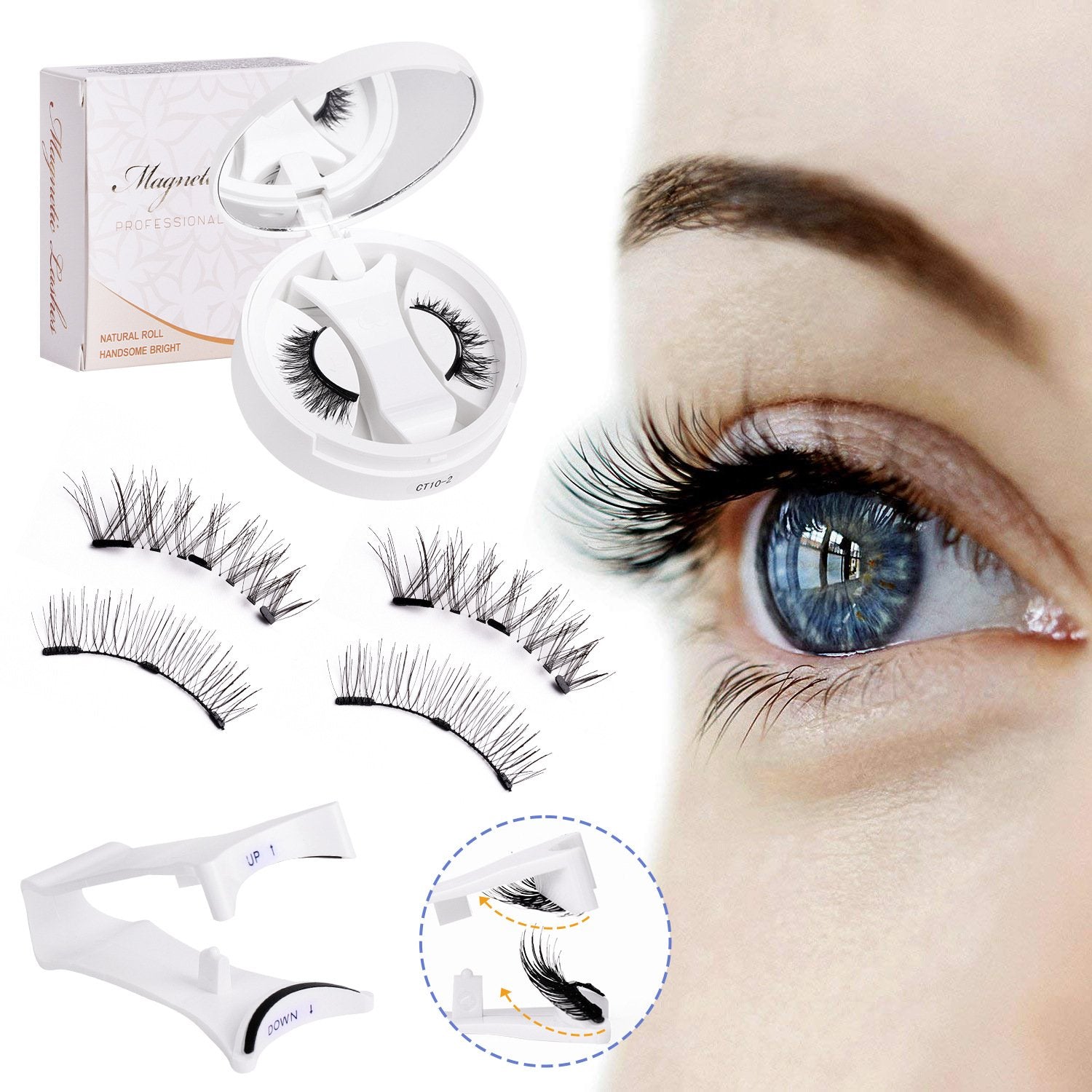 💖Summer Hot Sale 49% OFF -- Soft Magnetic Eyelashes All-in-One Box, Reusable
