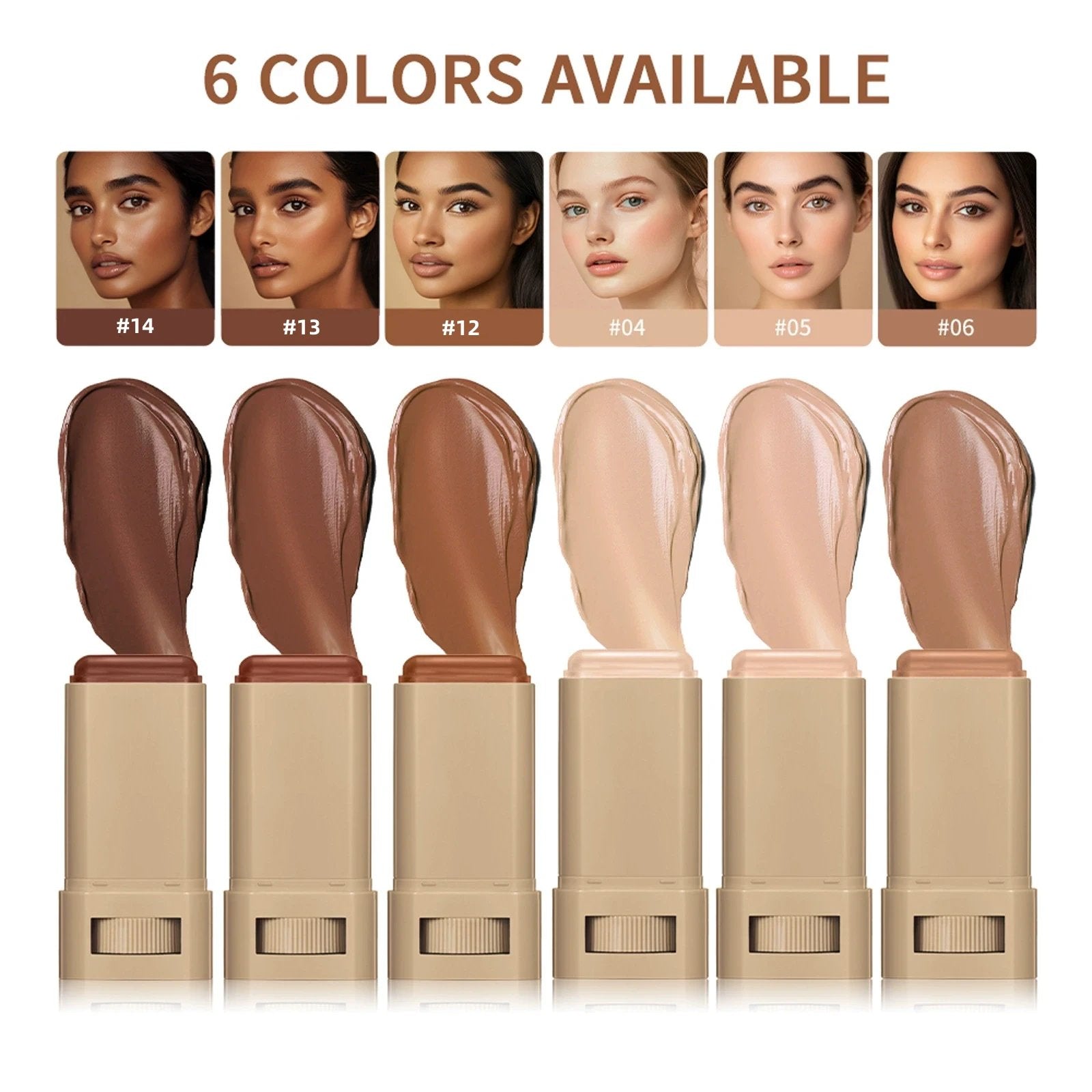 🎁2025 New Hot Sale 49% OFF -🔥Foundation Stick Beauty Balm Serum Boosted Skin Tint