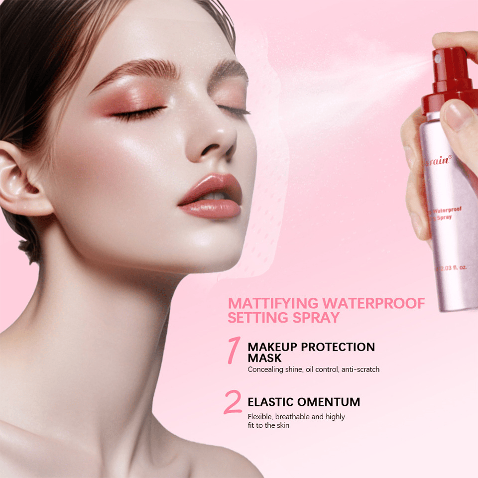 Powder Melt Glass Setting Spray - Hydrating Makeup Setting Spray for Radiant, Glass-Skin Finish