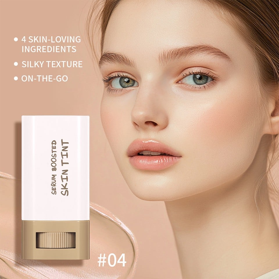 🎁2025 New Hot Sale 49% OFF -🔥Foundation Stick Beauty Balm Serum Boosted Skin Tint