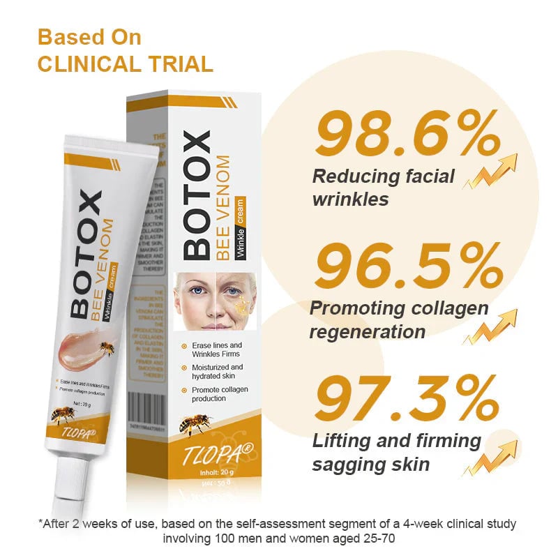 ✨ Smooth Wrinkles Without Botox – 49% OFF – 🌿 Bee Venom Wrinkle Removal Cream – Lift, Firm & Rejuvenate 💖