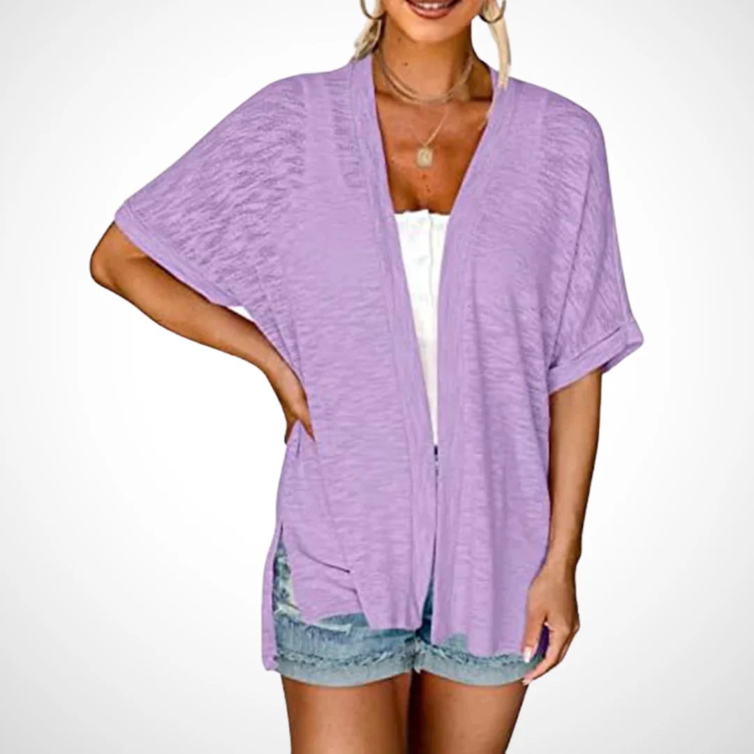 🔥LAST DAY 49% OFF🔥 - Stylish Flowy Short Sleeve Cardigan