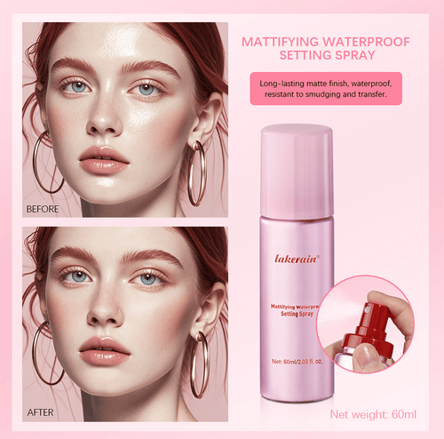 Powder Melt Glass Setting Spray - Hydrating Makeup Setting Spray for Radiant, Glass-Skin Finish