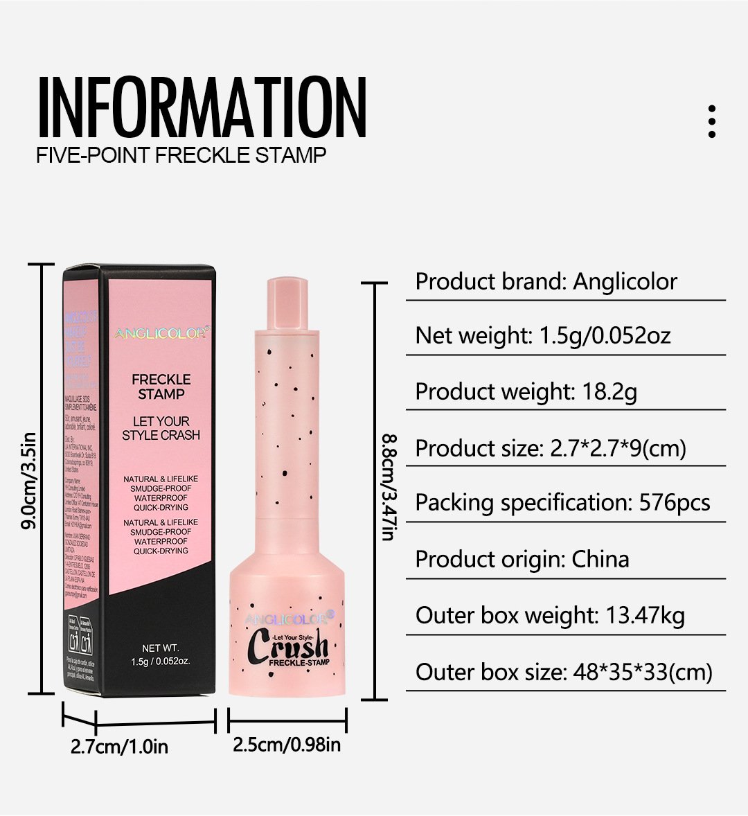 🌞 Achieve Effortless Sun-Kissed Freckles-49% OFF-✨ 5-Point Freckle Stamp – For a Flawless, Natural Glow! 🌟