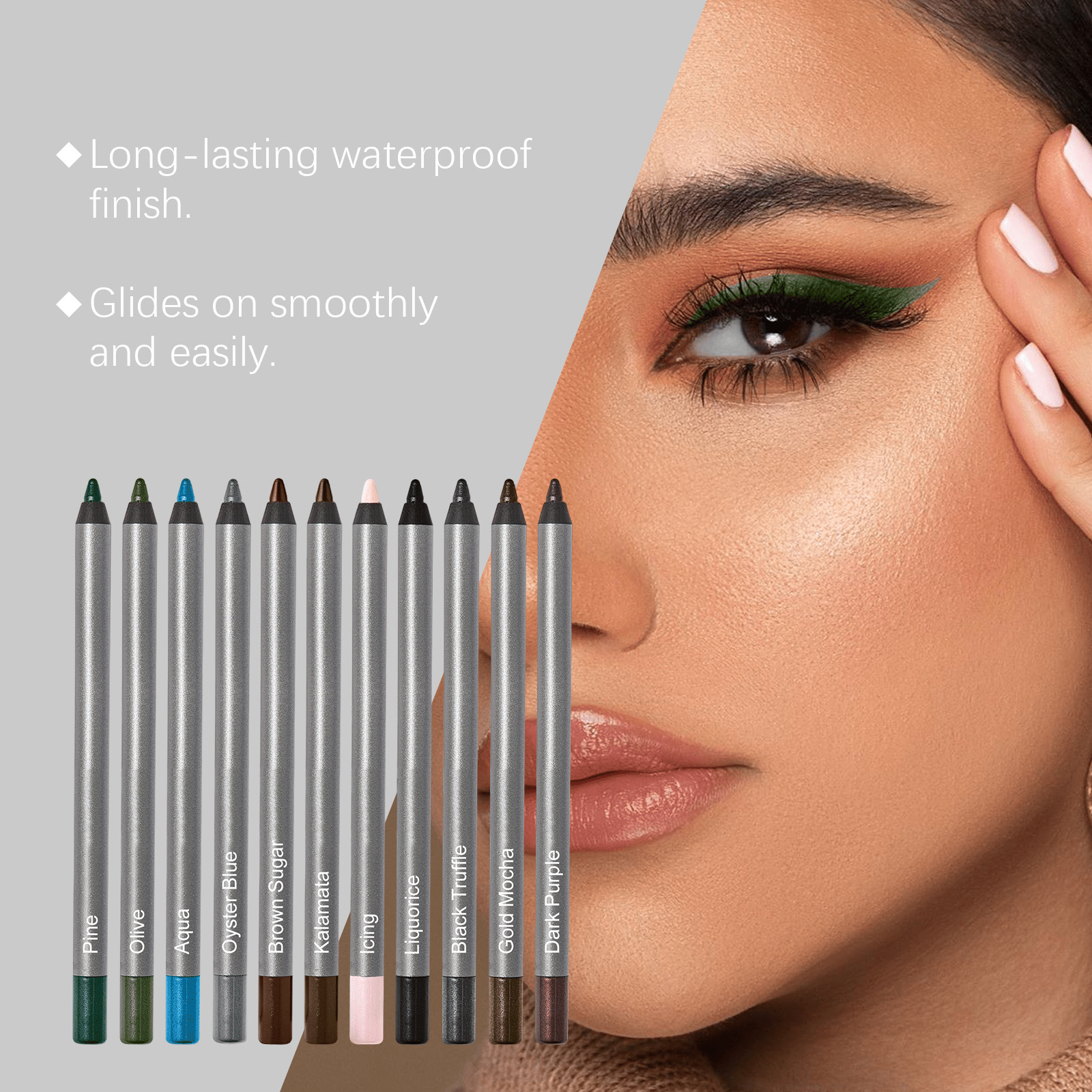 🌟 [24H Lock]1440-Minute Smudge-Proof Eyeliner| Precision Define, All-Day Stay, Transfer-Resistant Makeup Duo 🌟
