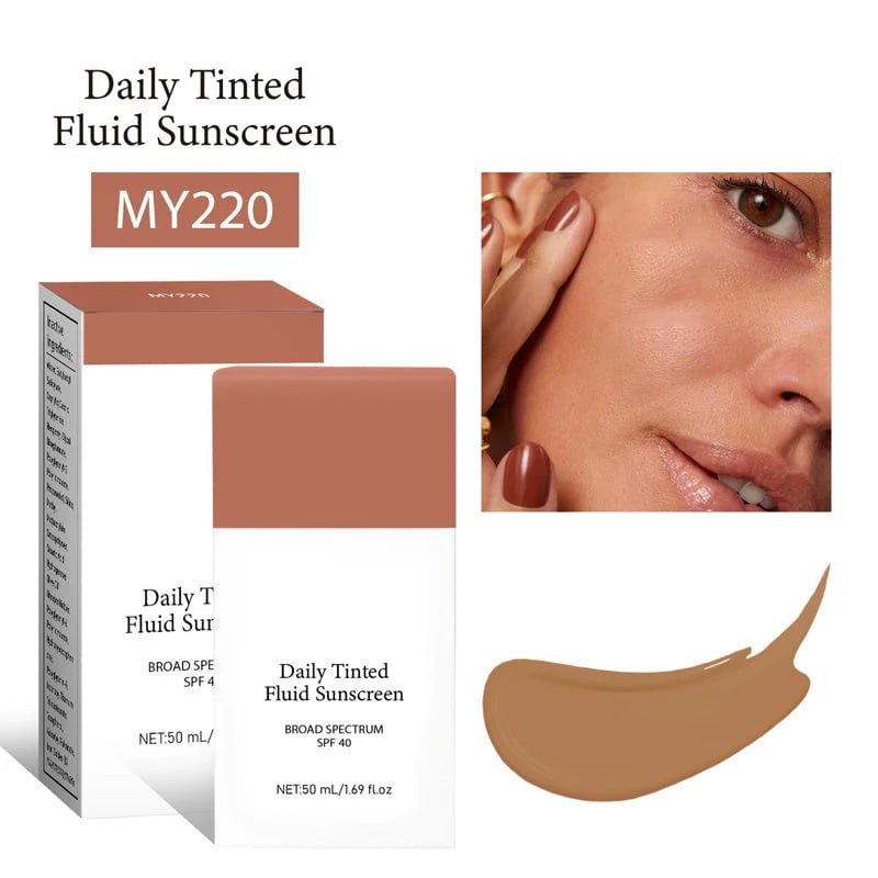 ⏰ Last Chance Deal! 🔥 49% OFF – Daily Tinted Fluid Sunscreen SPF Protection
