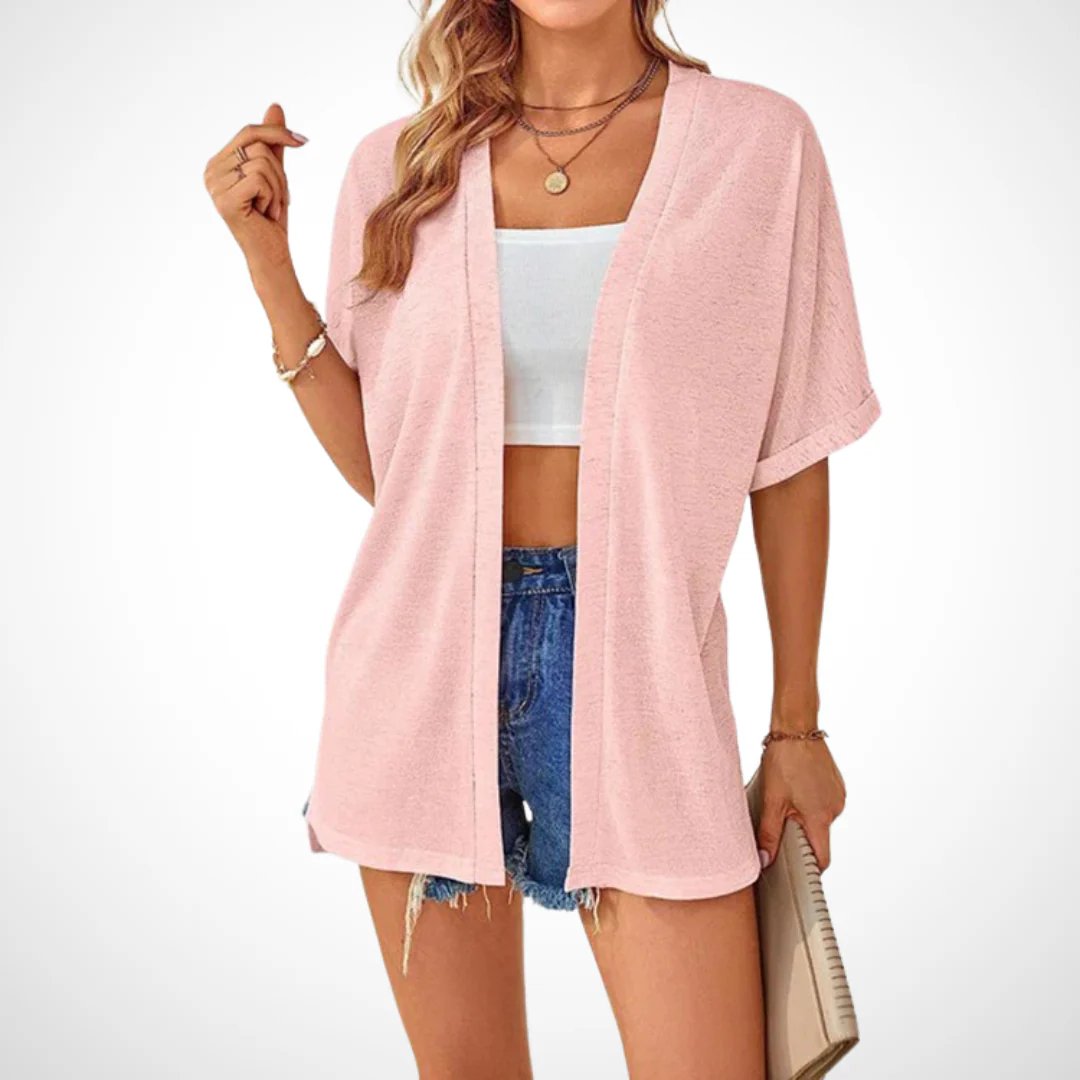 🔥LAST DAY 49% OFF🔥 - Stylish Flowy Short Sleeve Cardigan