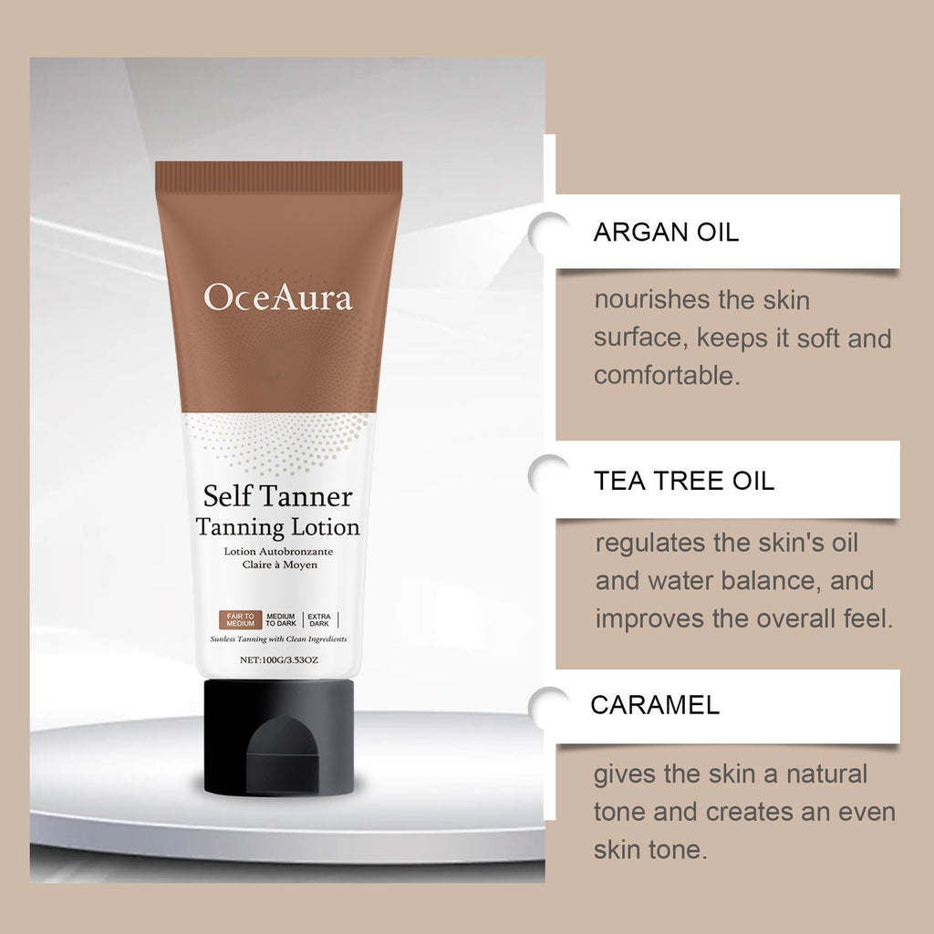 🔥LAST DAY 49% OFF🔥 – Self Tanner Body Lotion – Golden, Hydrating & Vegan-Friendly