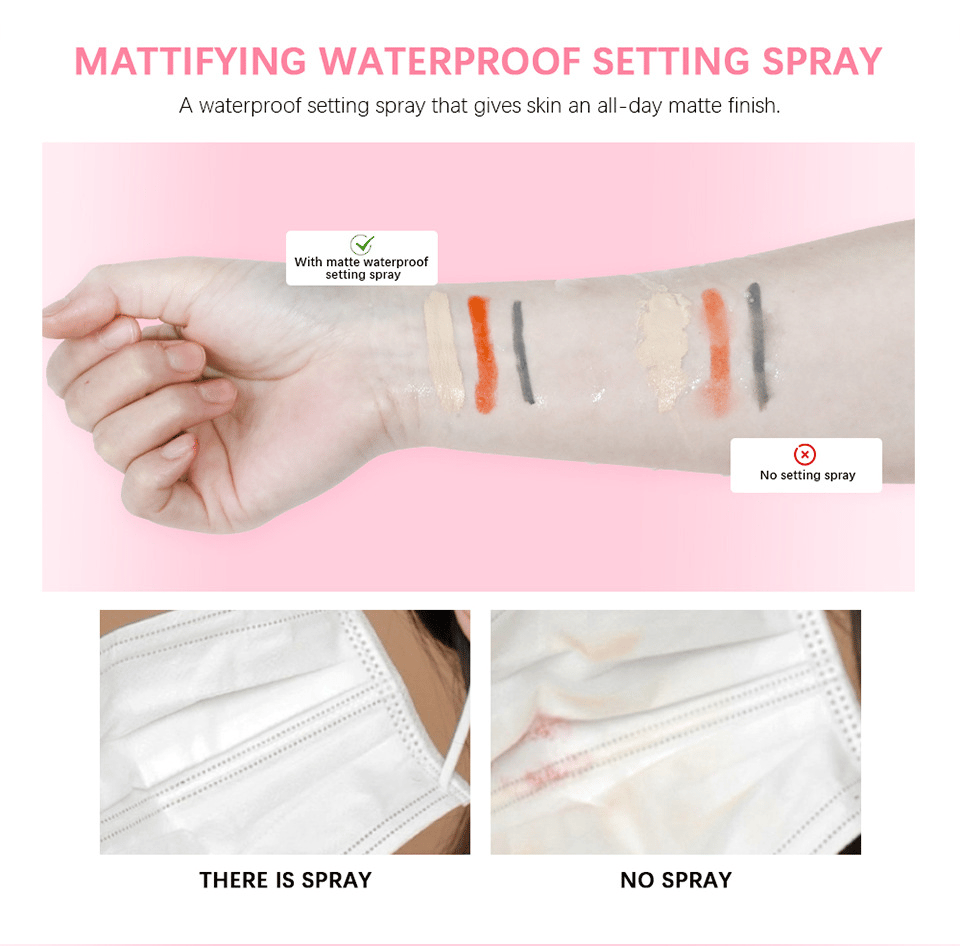 Powder Melt Glass Setting Spray - Hydrating Makeup Setting Spray for Radiant, Glass-Skin Finish