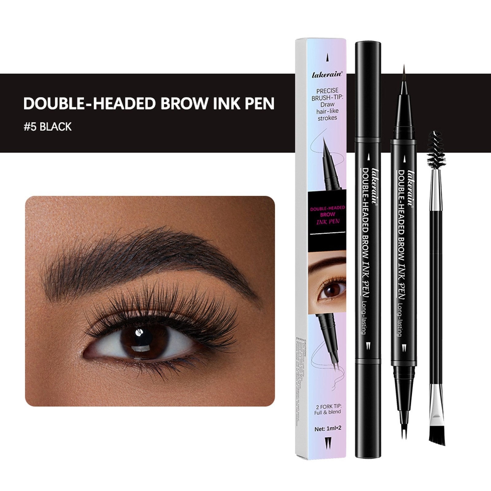💖 Achieve Perfect Brows Instantly-49% OFF-✨2-in-1 Dual-Ended Eyebrow Pen