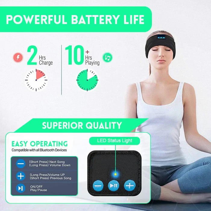 💥 Popular Picks 49% OFF -Wireless Bluetooth Headband