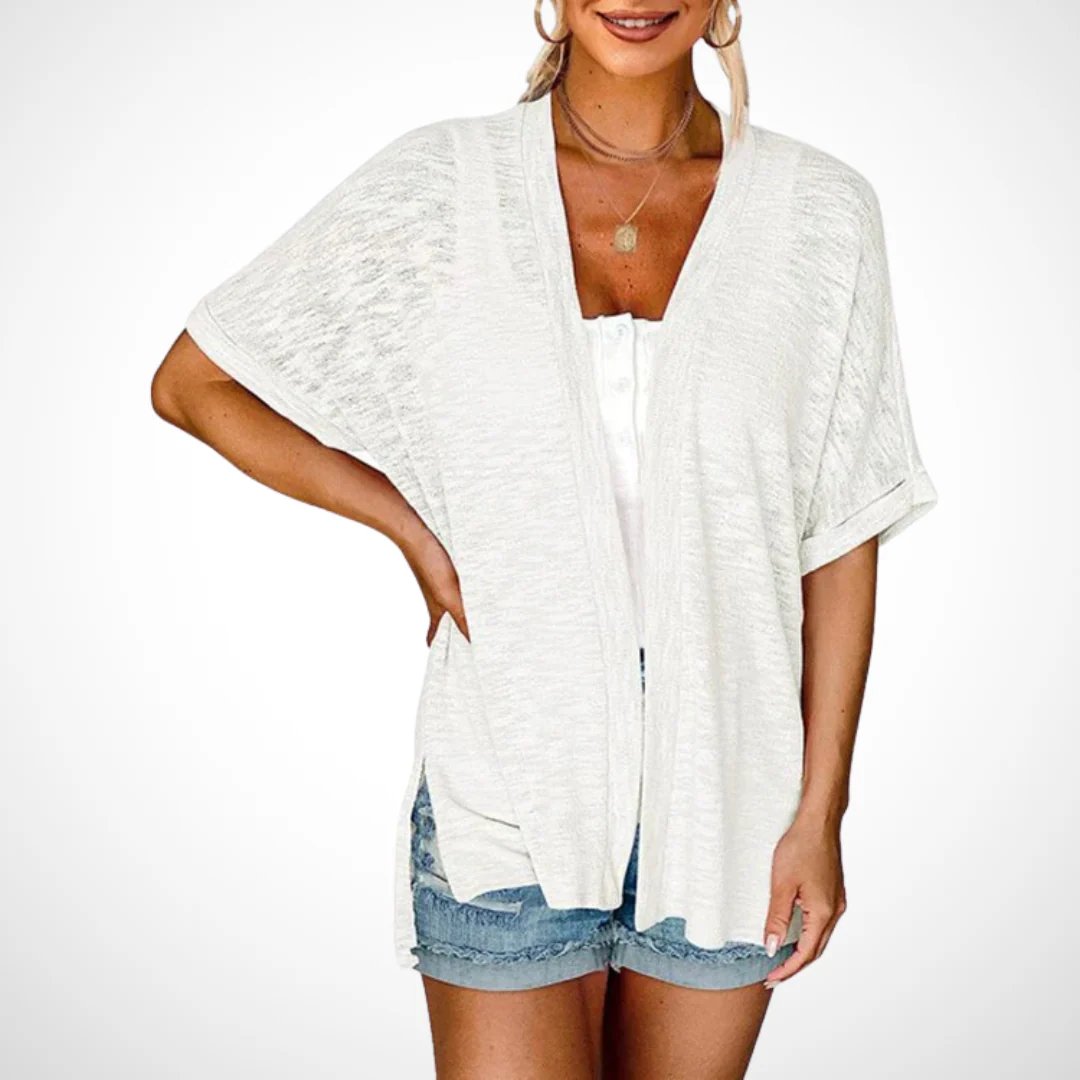 🔥LAST DAY 49% OFF🔥 - Stylish Flowy Short Sleeve Cardigan
