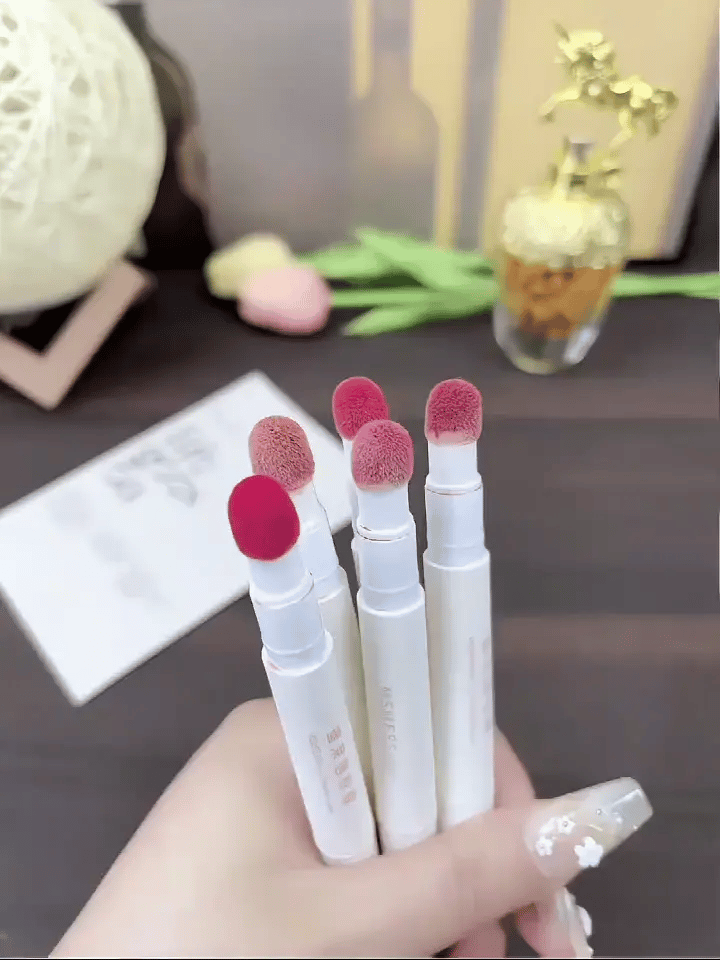 [Non-stick cup, Non-fading]Lip Powder Cream