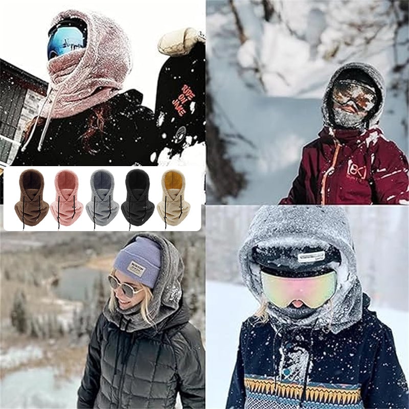 🖤Black Friday Sale 49% OFF - Women's Hood Ski Mask In Autumn And Winter