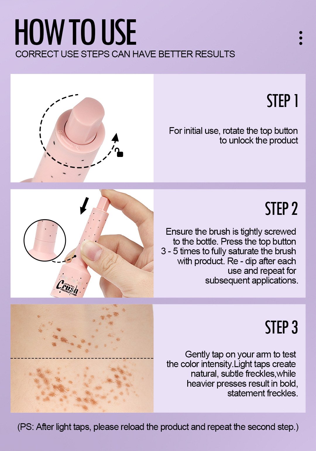 🌞 Achieve Effortless Sun-Kissed Freckles-49% OFF-✨ 5-Point Freckle Stamp – For a Flawless, Natural Glow! 🌟