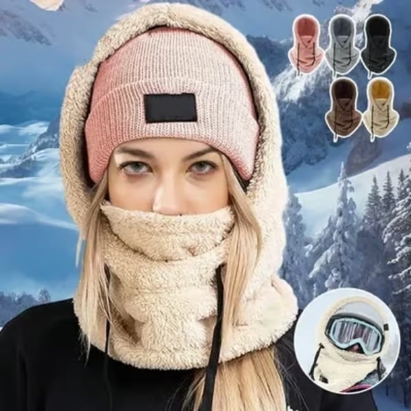🖤Black Friday Sale 49% OFF - Women's Hood Ski Mask In Autumn And Winter