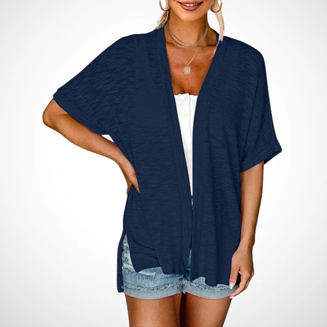 🔥LAST DAY 49% OFF🔥 - Stylish Flowy Short Sleeve Cardigan
