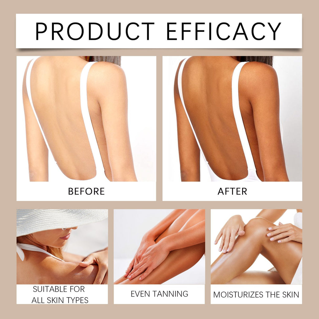 🔥LAST DAY 49% OFF🔥 – Self Tanner Body Lotion – Golden, Hydrating & Vegan-Friendly