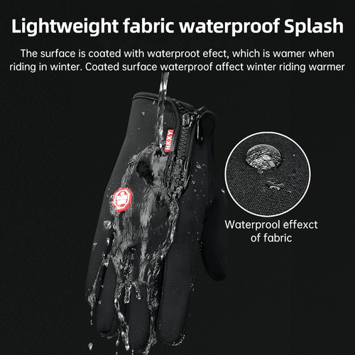 Winter Men's & Women's Touchscreen Waterproof Windproof Cycling Gloves
