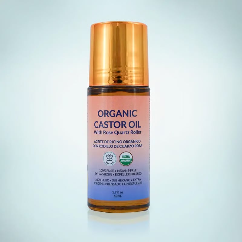 🌿 Refresh & Revive - 49% OFF - ✨ Organic Castor Oil Roll-On - For Radiant Skin, Lush Hair & Relaxation